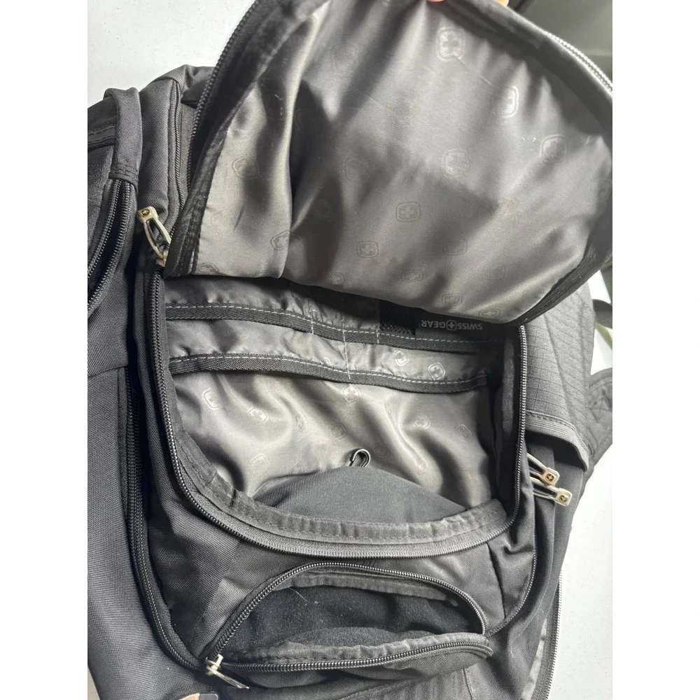 SwissGear ScanSmart Laptop Backpack Black Travel Bag Airflow Business School